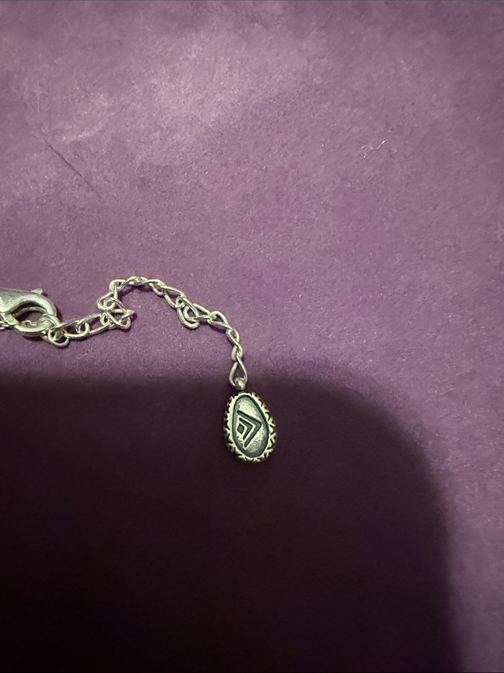 Silpada Silver Hammered Circle Pendant Necklace - Picture 3 of 3